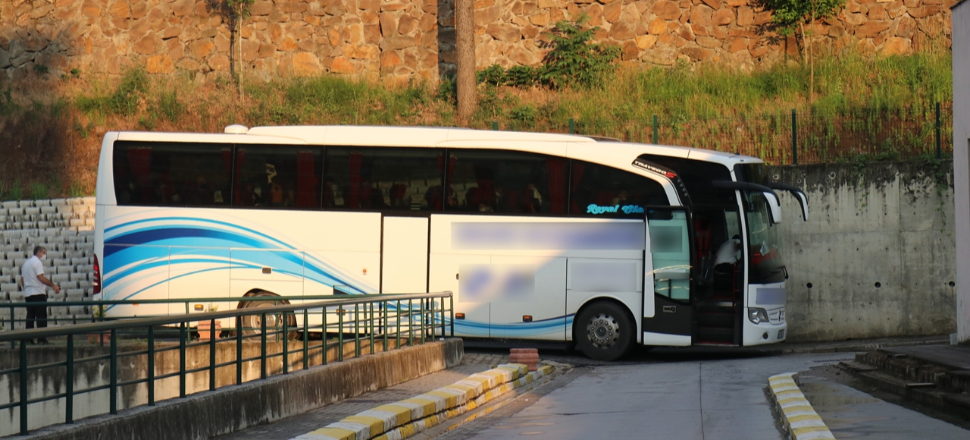 Otobüsteki herkes karantinaya alındı...