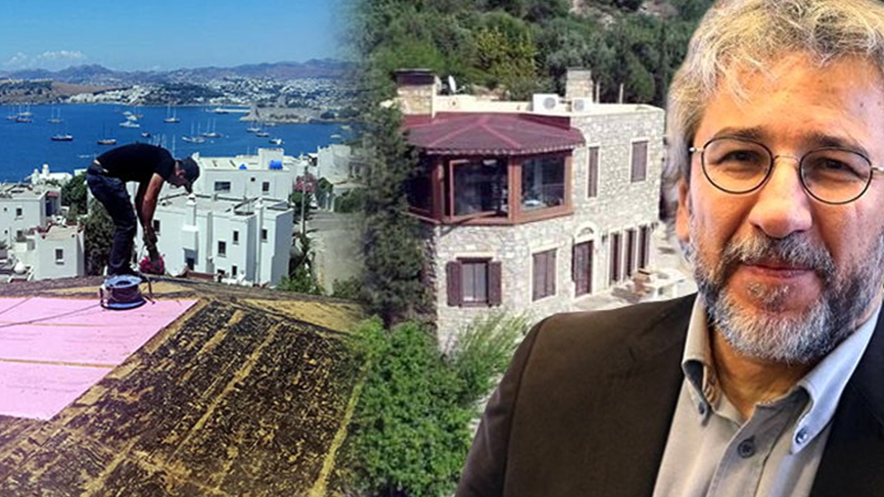 Son dakika... Can Dündar'ın villasında, kaçak bölümlerin yıkımına başlandı