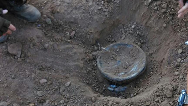 Şırnak'ta yola tuzaklanan patlayıcı imha edildi