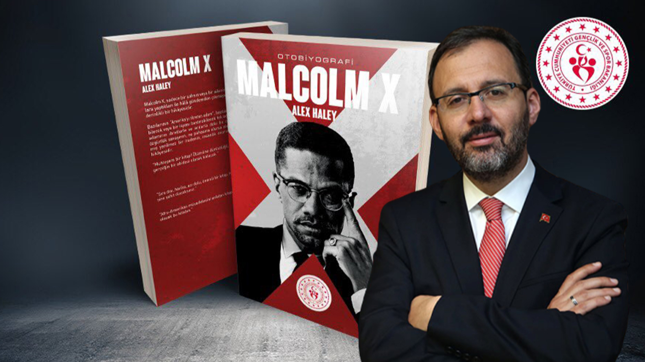 Bakan Kasapoğlu'ndan 250 kişiye Malcolm X kitabı