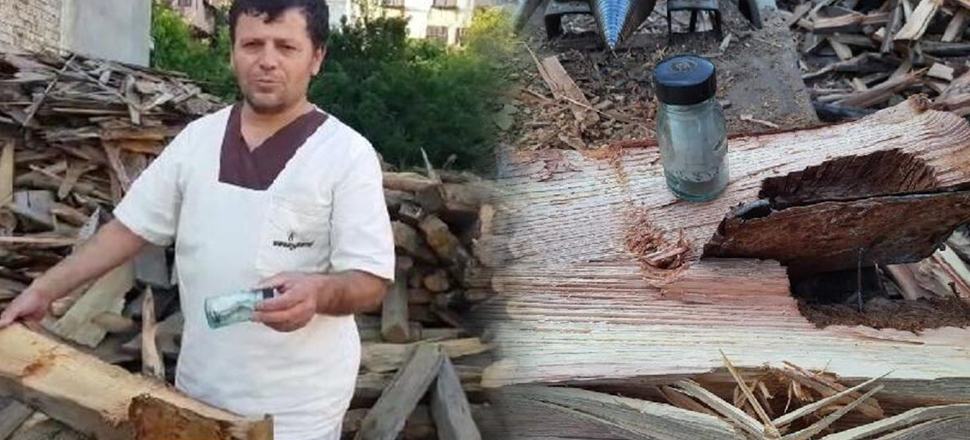 Çorum'da esrarengiz mektup! 43 yıl sonra çam odunun içinden çıktı