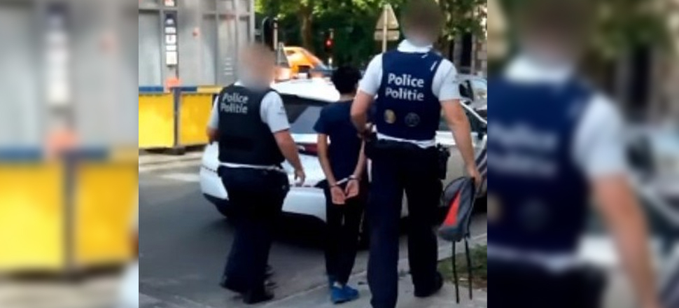 Son dakika... Belçika polisinin 13 yaşındaki çocuğa ters kelepçe taktığı görüntüler olay oldu