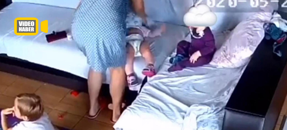 Son dakika... Ukrayna'daki bakıcı dehşeti kamerada: Bebeği yastıkla boğarak öldürdü
