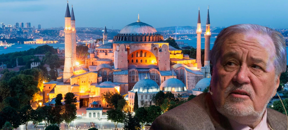 Ayasofya tartışmasına o da katıldı