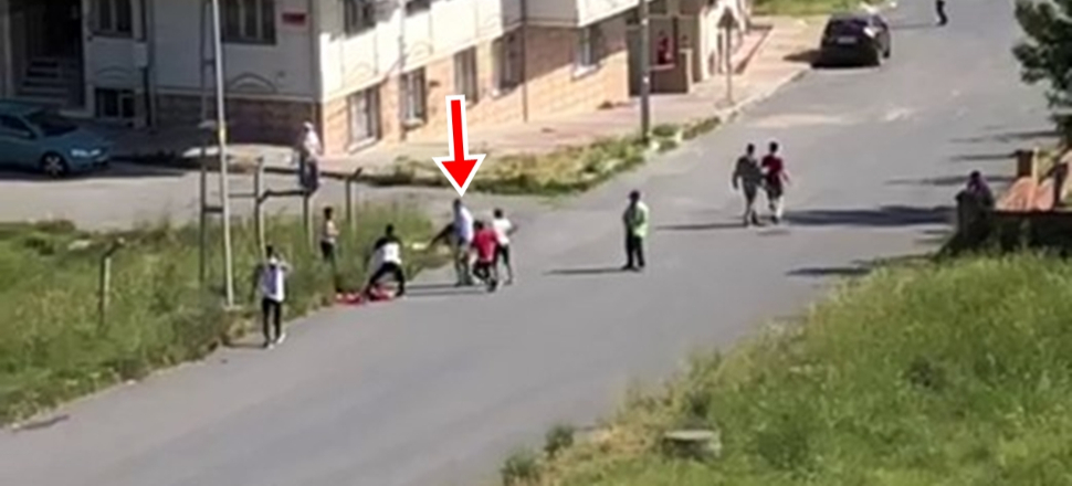 Eşine böyle kurşun yağdırdı...