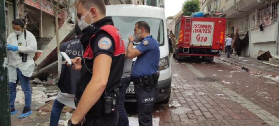 Zeytinburnu'nda lokantada patlama