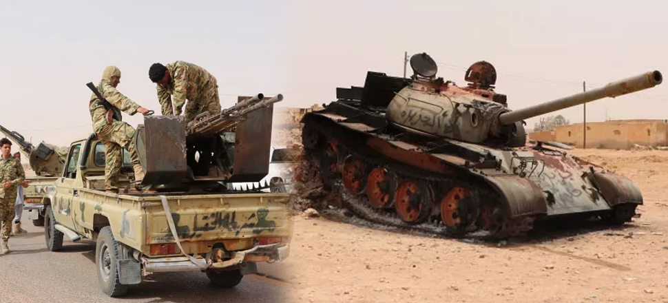Libya ordusunun cephe hattındaki hazırlıkları böyle görüntülendi!