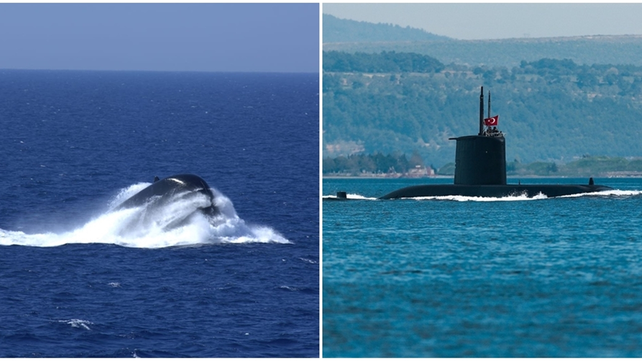 Türk ve İtalyan denizaltıları Akdeniz'de...