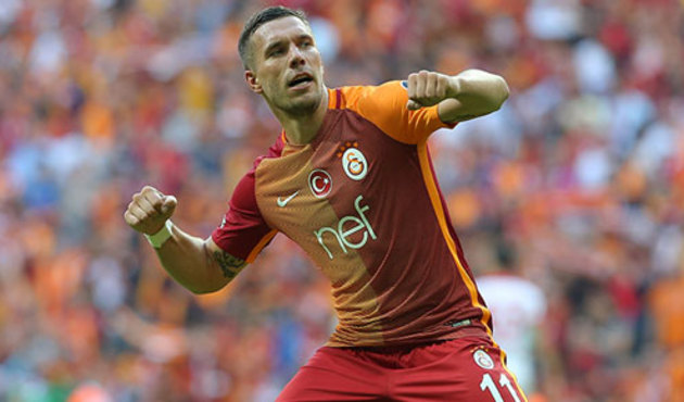 Galatasaray'dan Podolski'ye tam saha pres başladı!