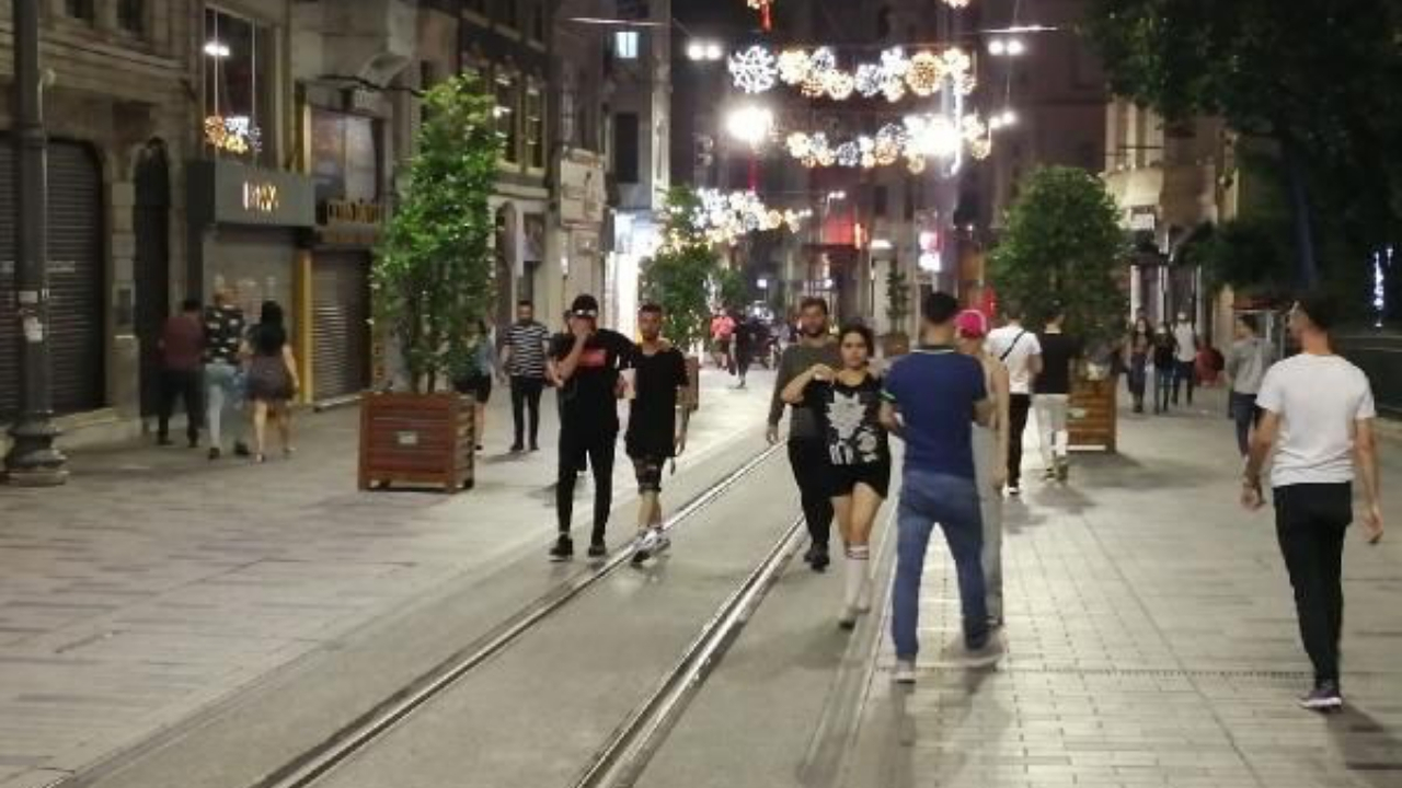 İstiklal'de maske zorunluluğuna uyulmadı