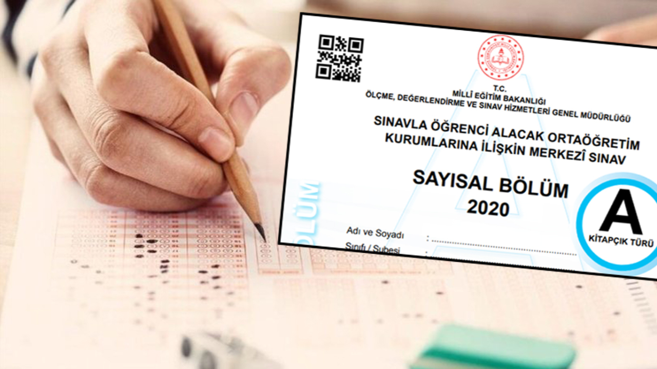 2020 LGS soruları ve cevap anahtarı yayınlandı
