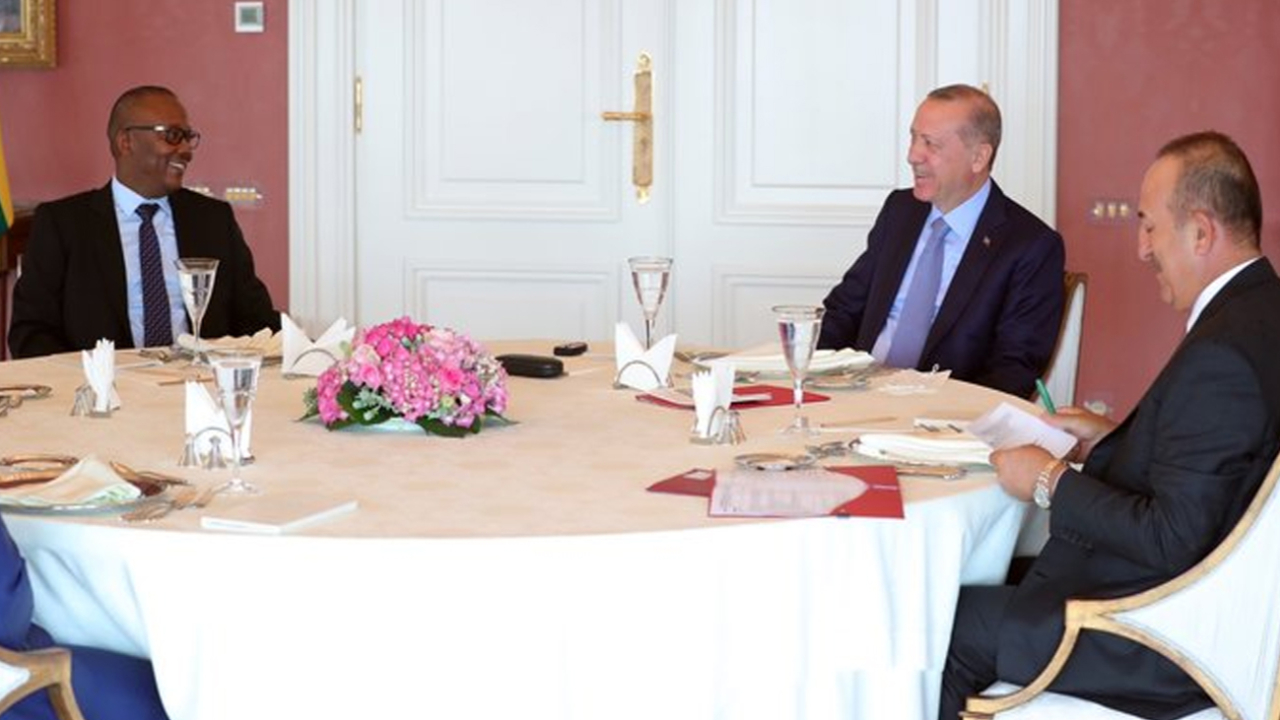 Cumhurbaşkanı Erdoğan, Gine Bissau Cumhurbaşkanı ile bir araya geldi