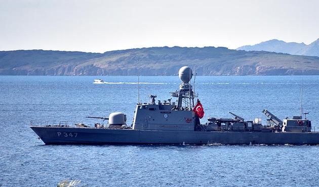 Türk ve Yunan güçleri Kardak yakınlarında
