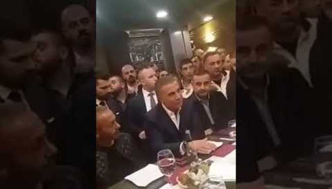 Sedat Peker, Çarşı Grubu'nun davetine katıldı