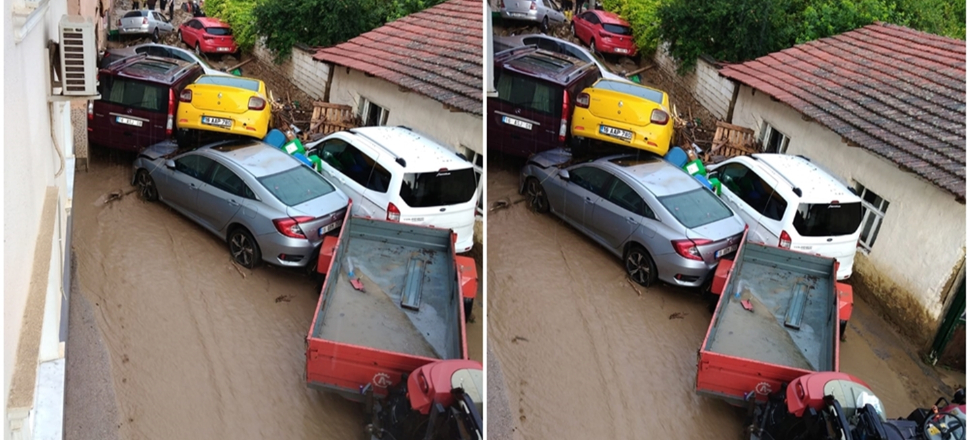 Bursa'dan sonra İznik'te sele teslim oldu