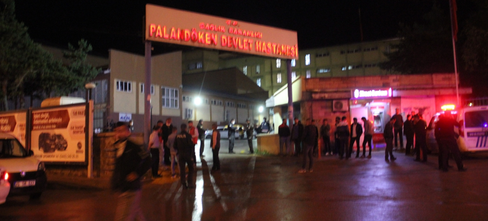 Hastane önünde çatışma çıktı...