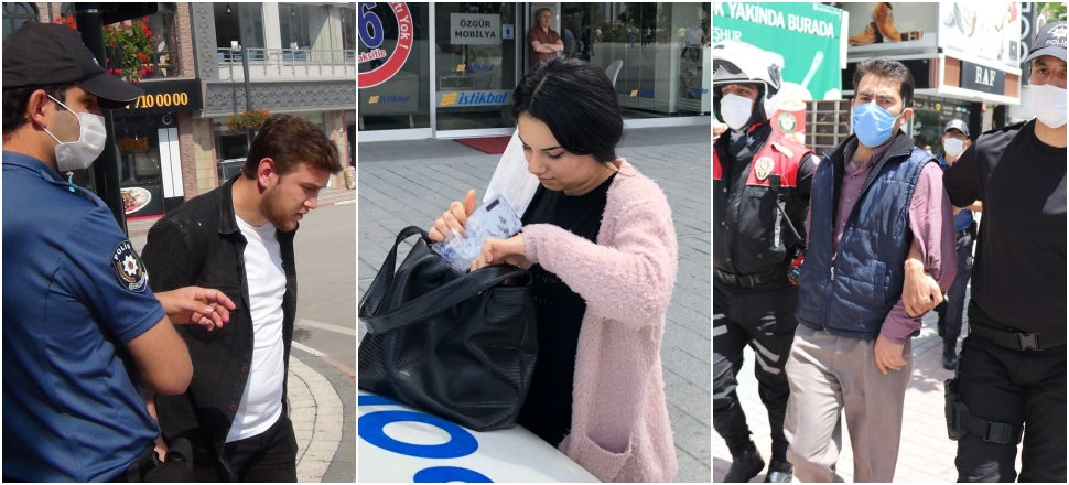 Maske cezalı ilk günde Türkiye!