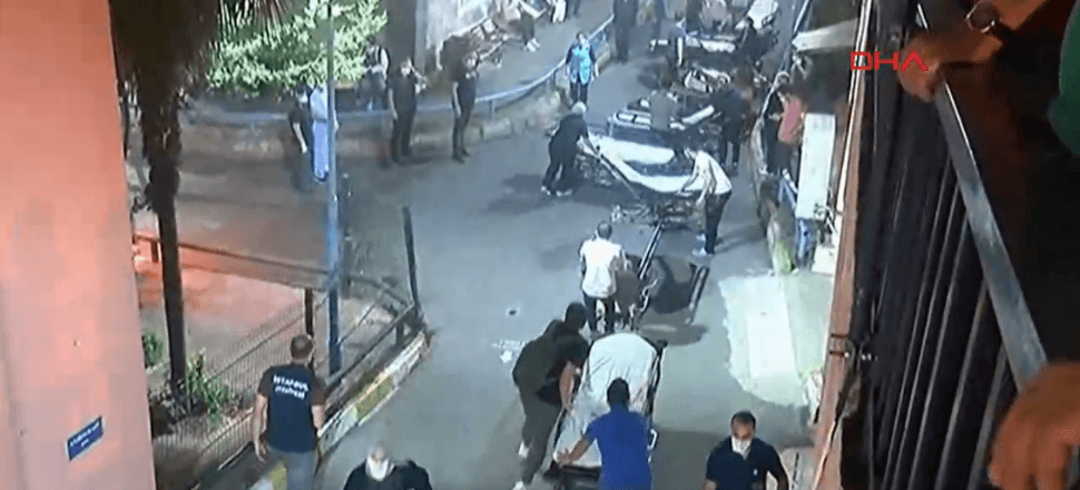 Samatya Hastanesi'nde yangın çıktı...