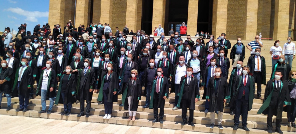 Baro başkanları Anıtkabir'de! Feyzioğlu'na şok tepki!