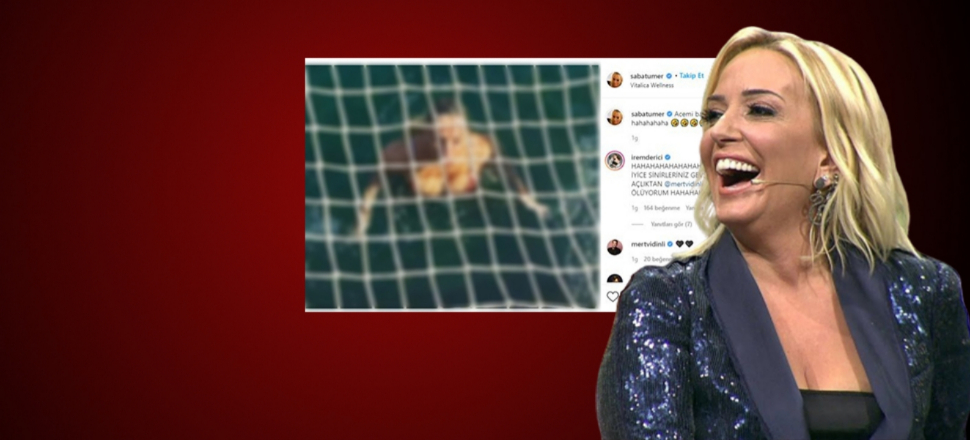 Saba Tümer'den bikinili poz: Sizin sinirleriniz iyice gevşedi