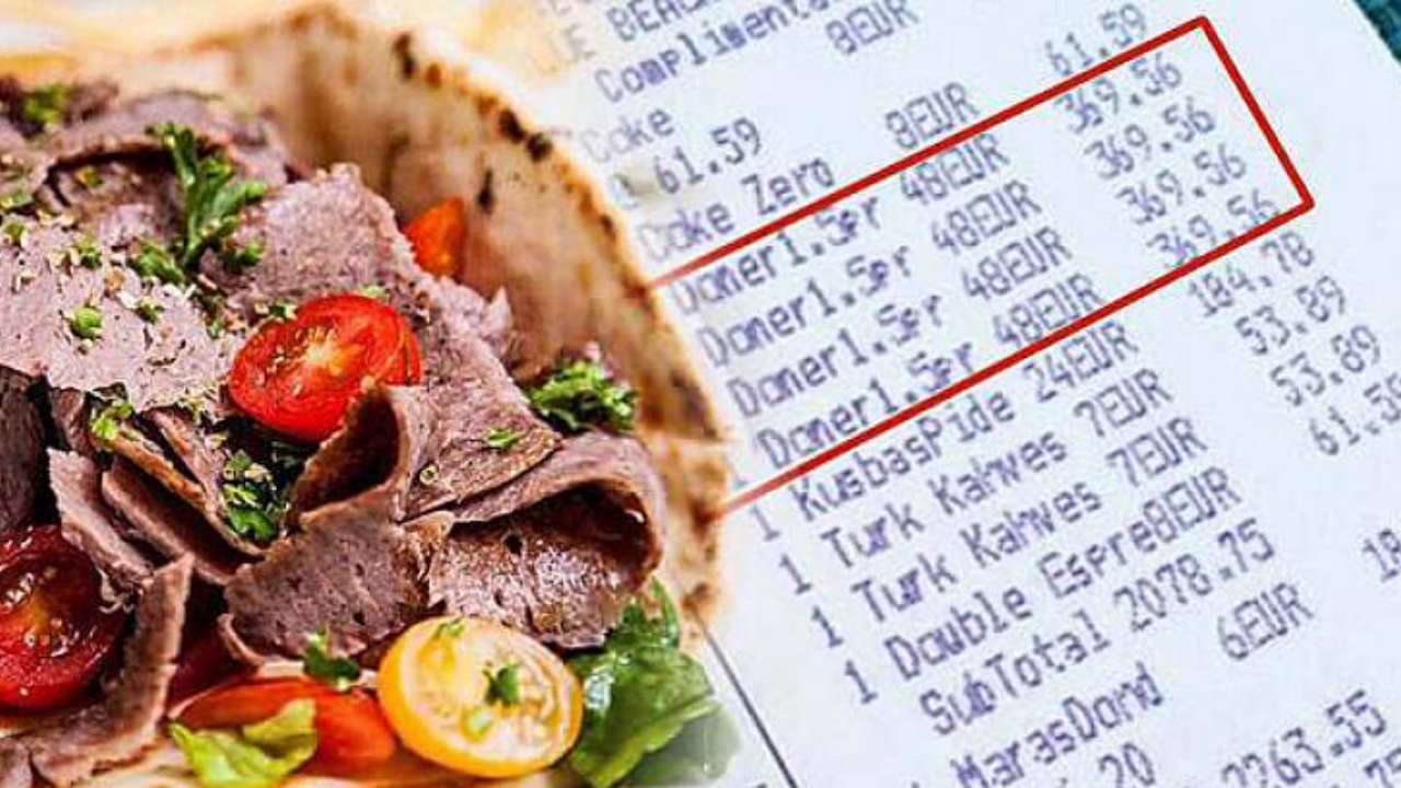 Restoranlardan 370 TL'lik döner savunması