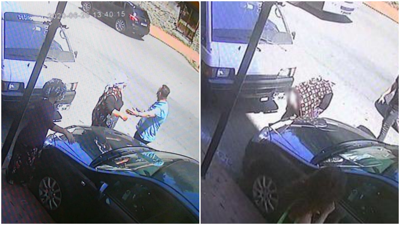 Polise yakalanınca eteğini indirdi!
