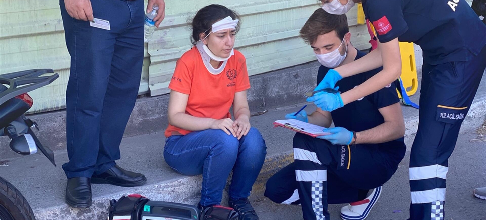 Ağladı, hastaneye gitmek istemedi