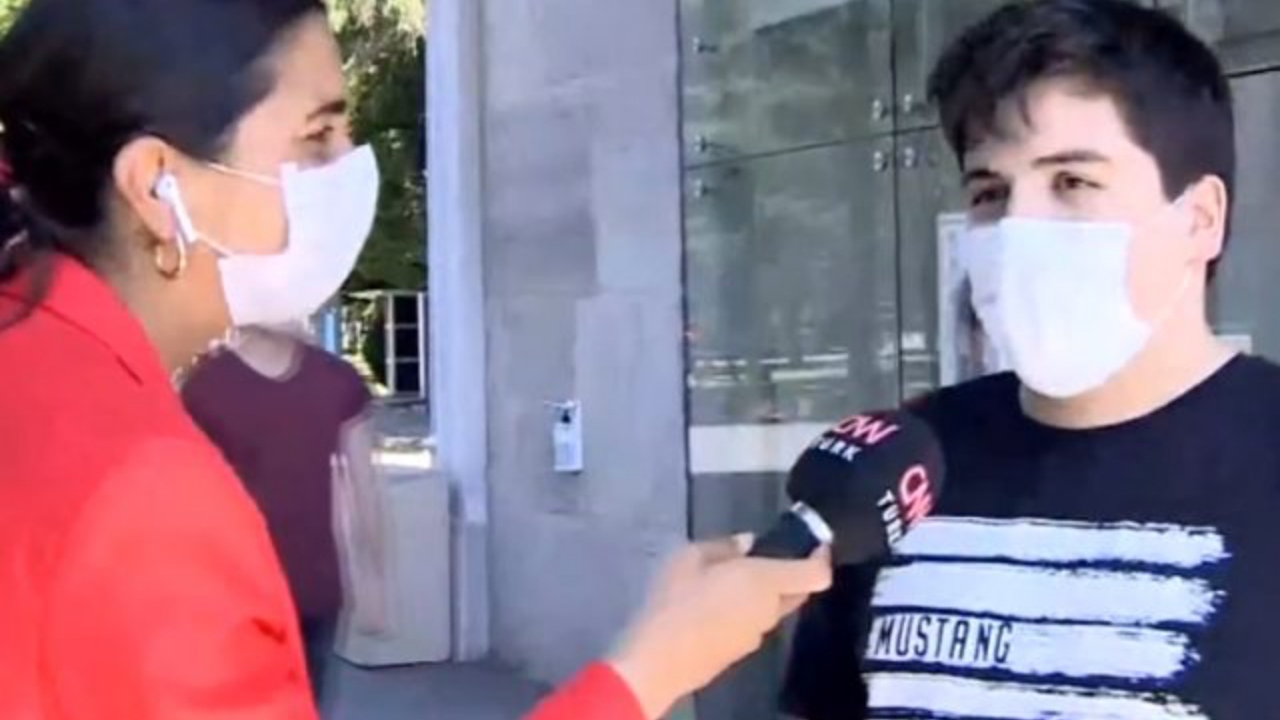 "Cevap kağıdım sosyal mesafeyi korudu"