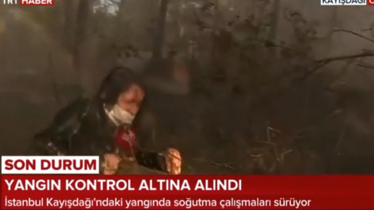 TRT Haber ekibinin zor anları