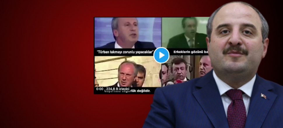 Bakan Mustafa Varank'tan 'İnce' gönderme