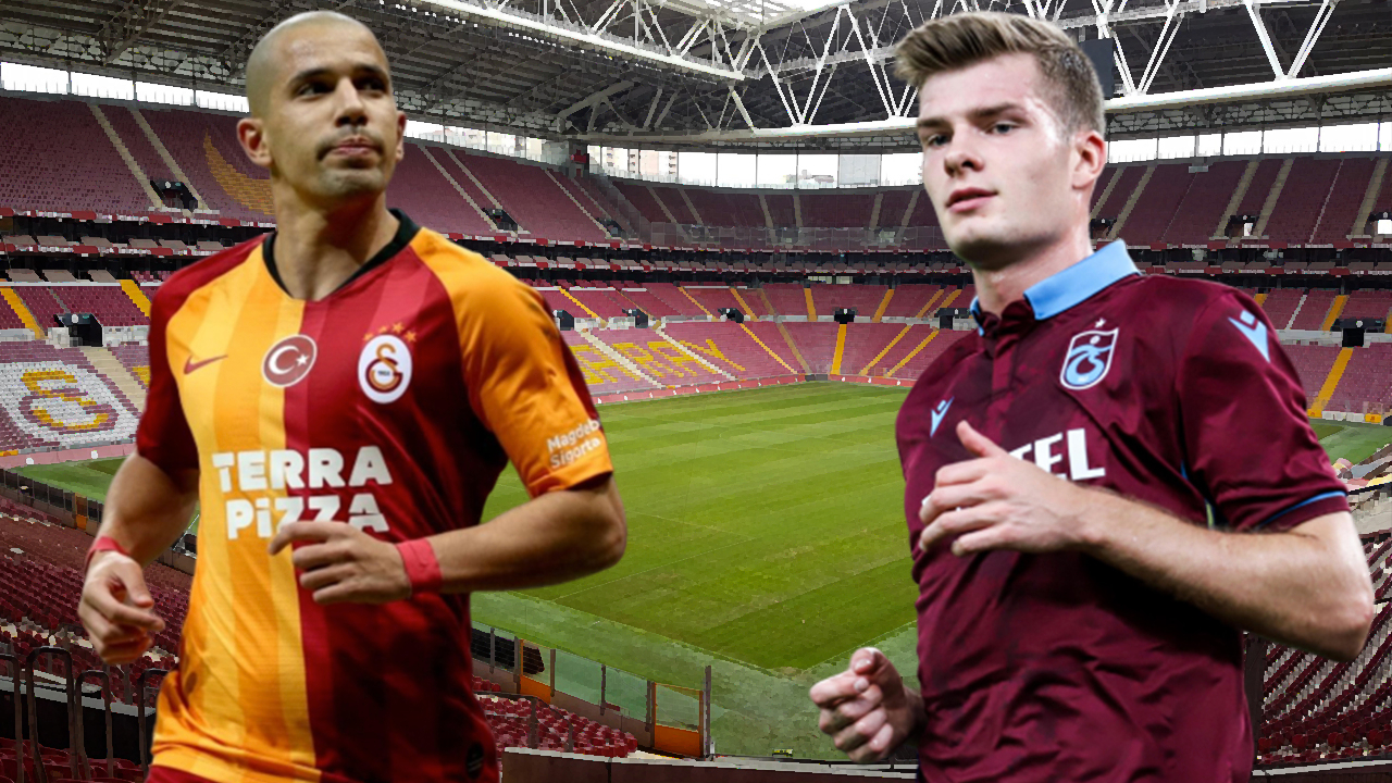 Galatasaray-Trabzonspor maçında ilk 11'ler belli oldu