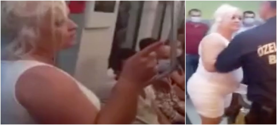 Maske takmadı, takanlara 'pislik' dedi