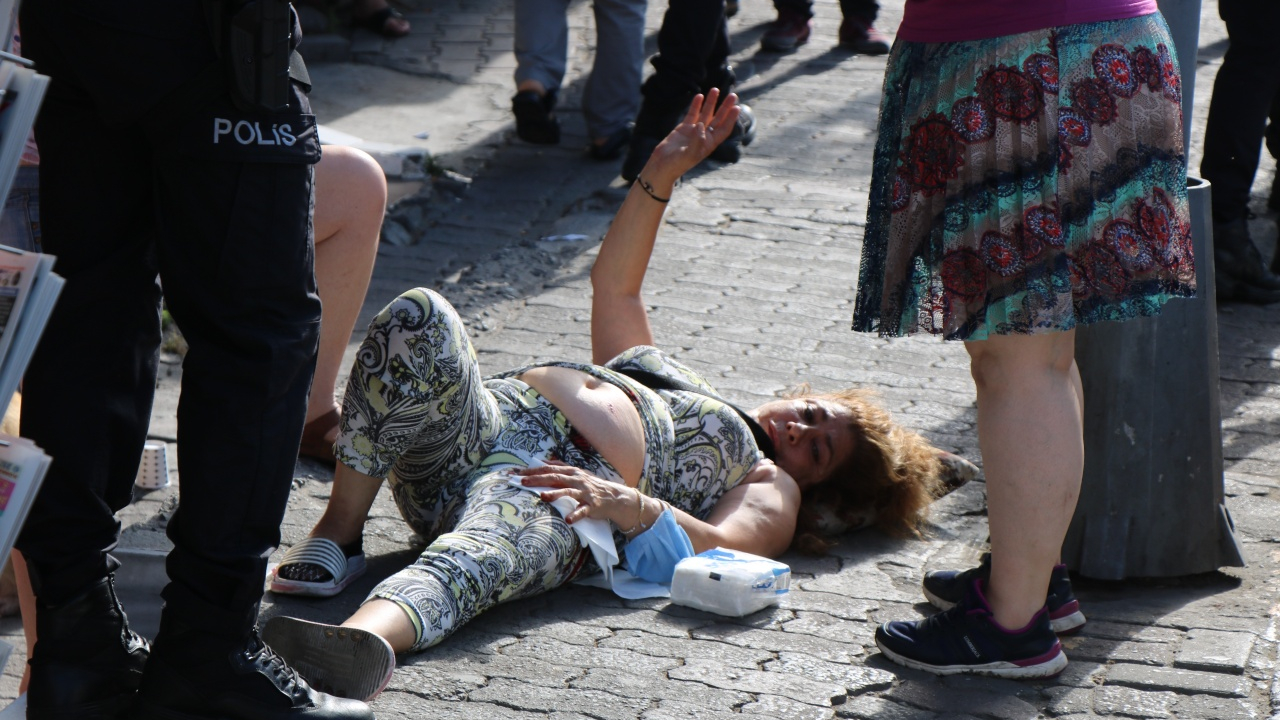 Beyoğlu’nda kadına silahlı saldırı