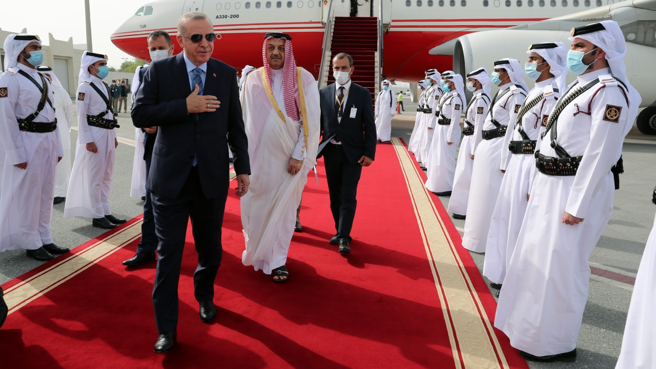 Cumhurbaşkanı Erdoğan Katar'da