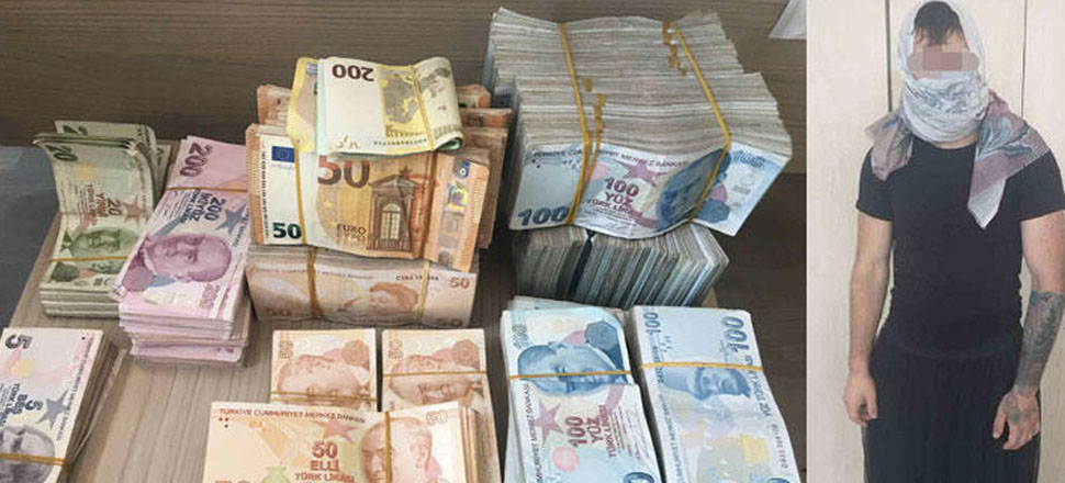 Kadın kıyafetiyle kaçmaya çalışırken yakalandı!