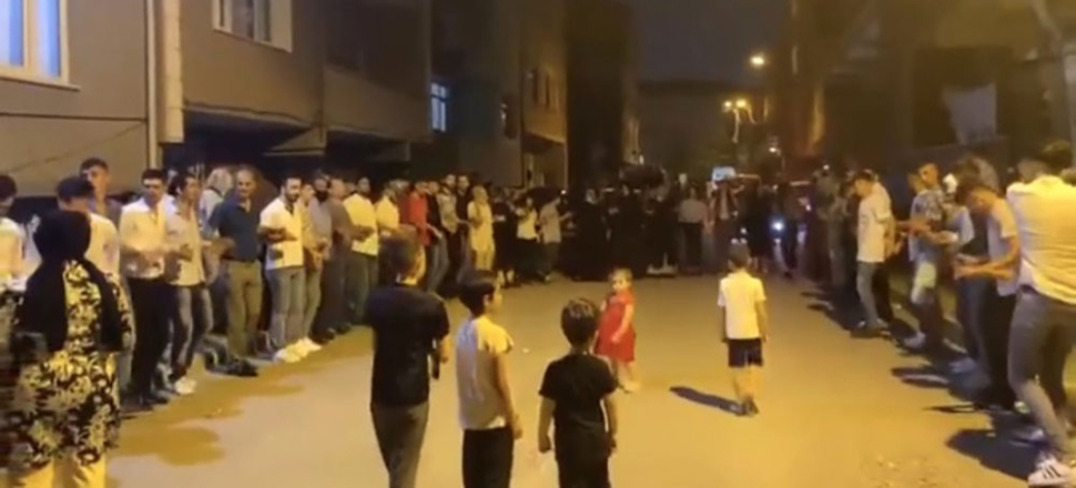 İstanbul’daki düğün eğlencelerinde inanılmaz görüntüler