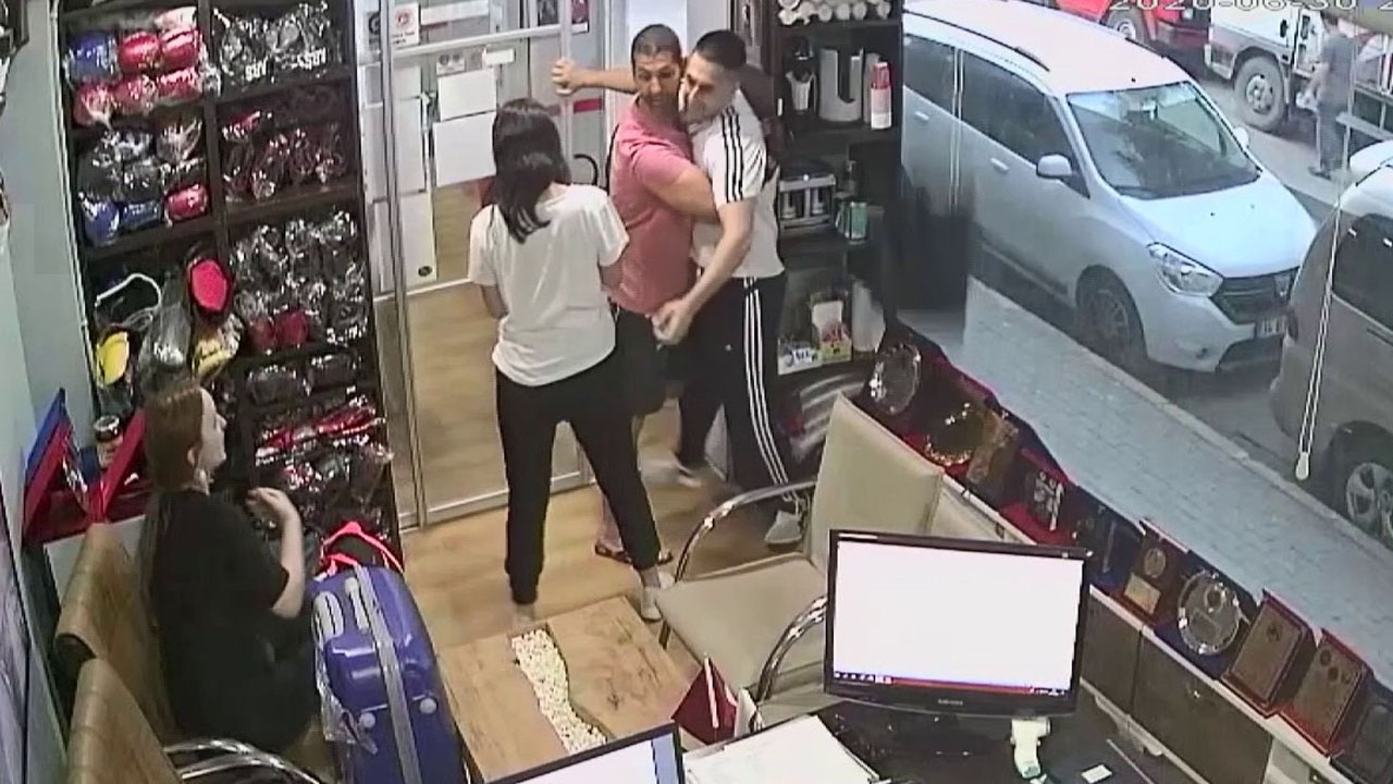 Sevgilisine saldıran öfkeli adam yanlış kişiye çattı!