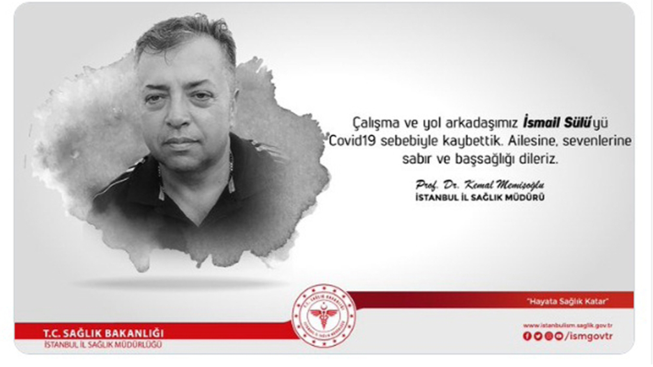 Ambulans şoförü İsmail Sülü koronaya yenildi!