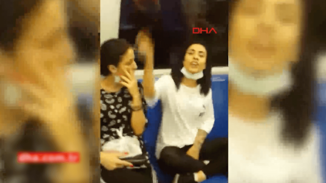İstanbul Metrosu'nda 'maske' kavgası