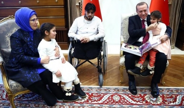 Suriyeli Gözyaşı'ndan Erdoğan'a ziyaret