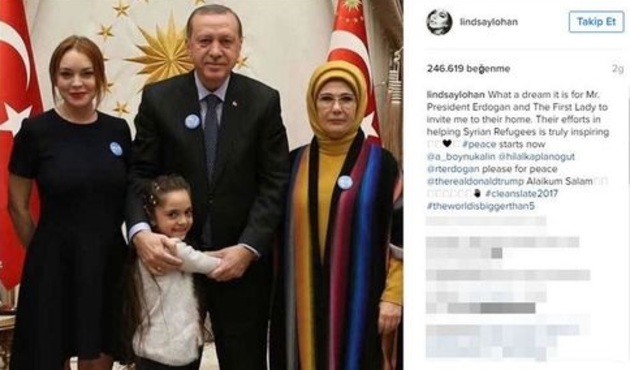 Lindsay Lohan'dan anlamlı paylaşım