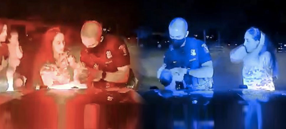Polis üç haftalık bebeği ölümden kurtardı