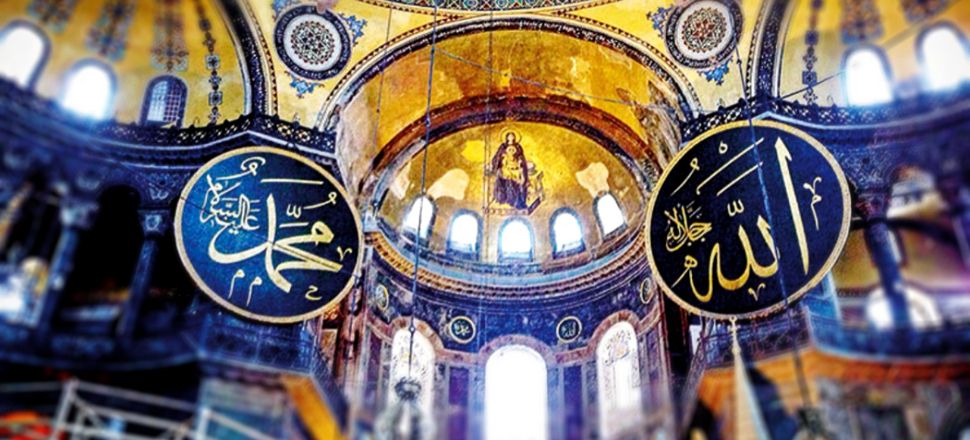 Ayasofya'daki fresk ve mozaikler namaz sırasında karartılacak
