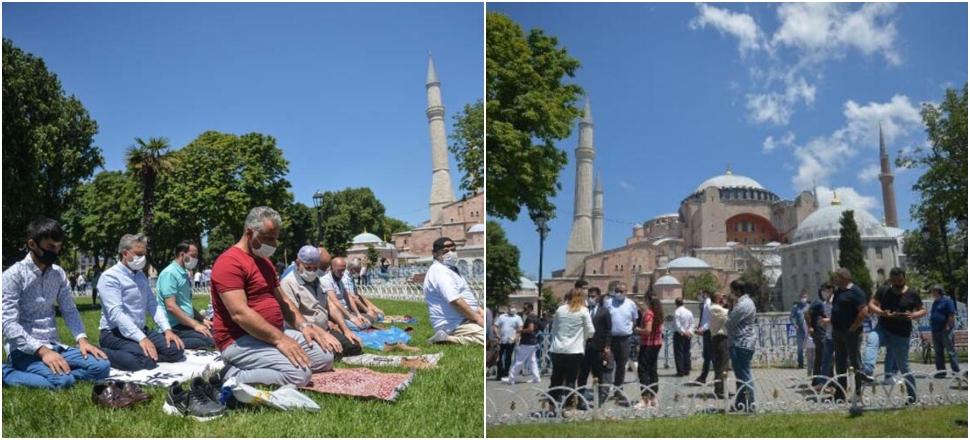 Ayasofya'daki hareketlilik sürüyor