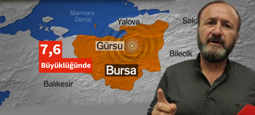 Bursa'yı bekleyen büyük tehlike: 7.6 ve tsunami!