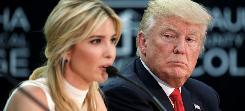 Donald Trump ve kızı Ivanka Trump sosyal medyada alay konusu oldu