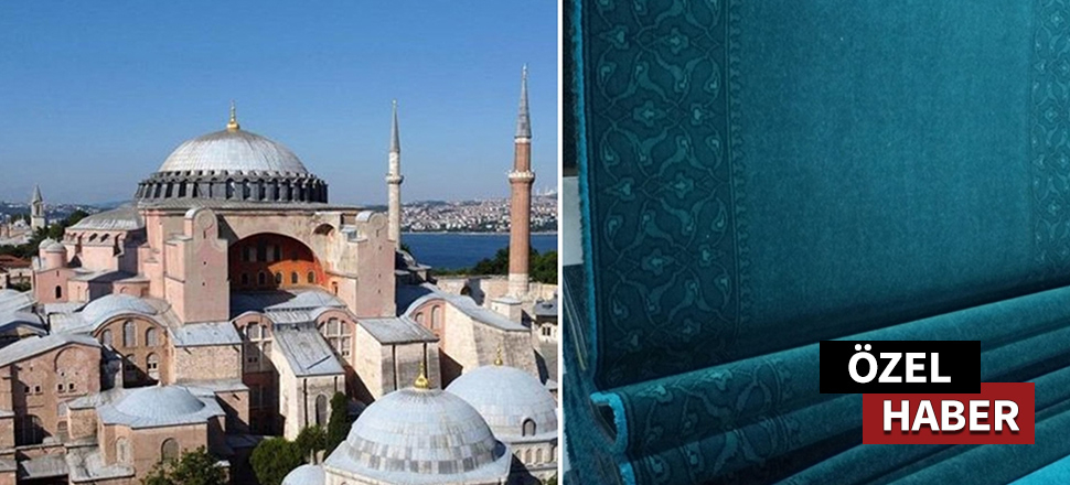 İşte Ayasofya Camisi'nin halısı