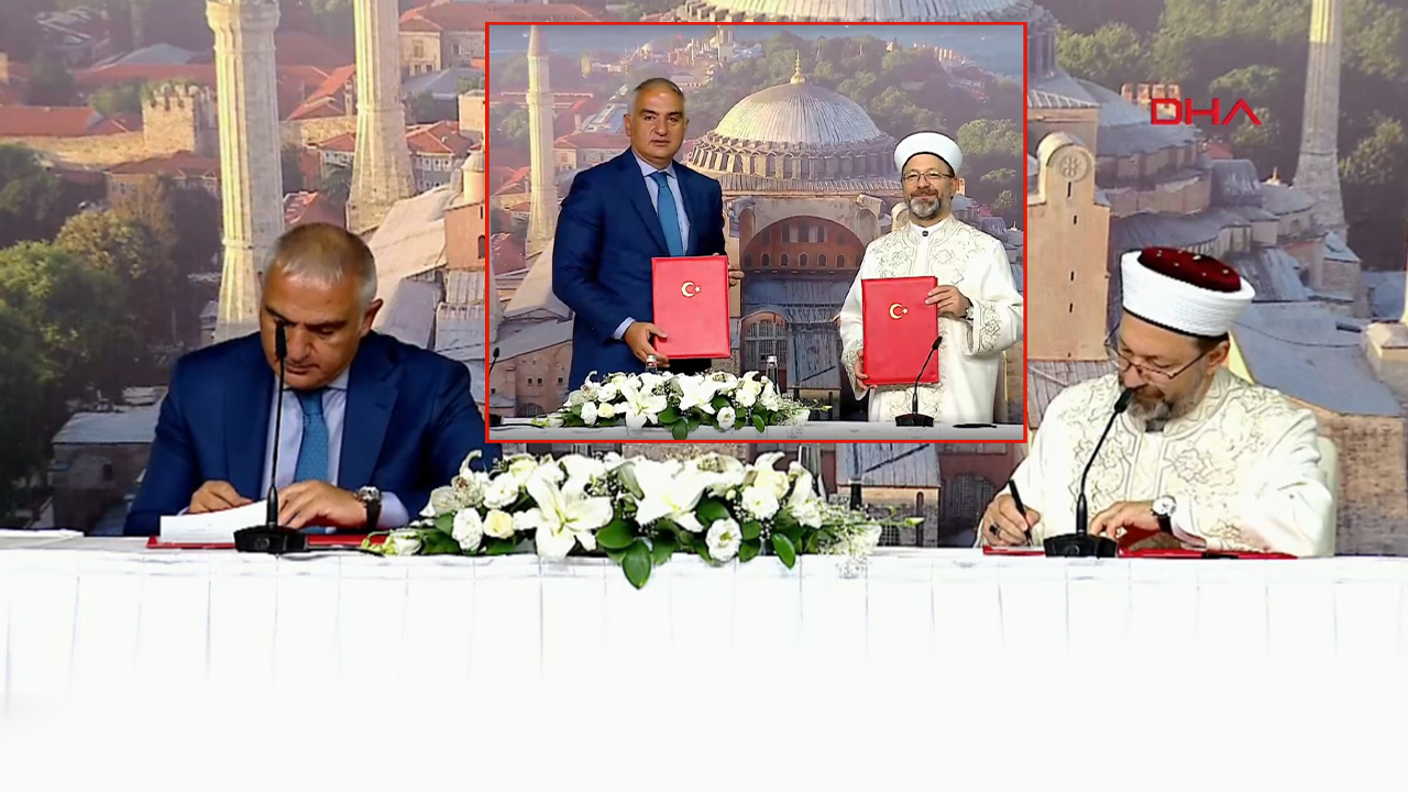 Ayasofya için protokol imzalandı