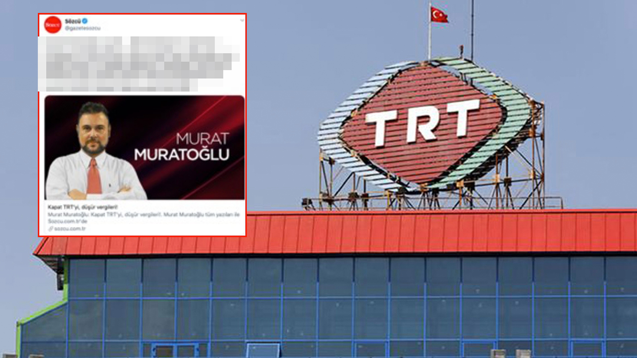 TRT çalışanlarından Sözcü'ye sert tepki