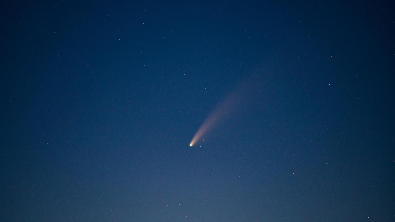 Neowise kuyruklu yıldızı Tekirdağ'dan görüntülendi